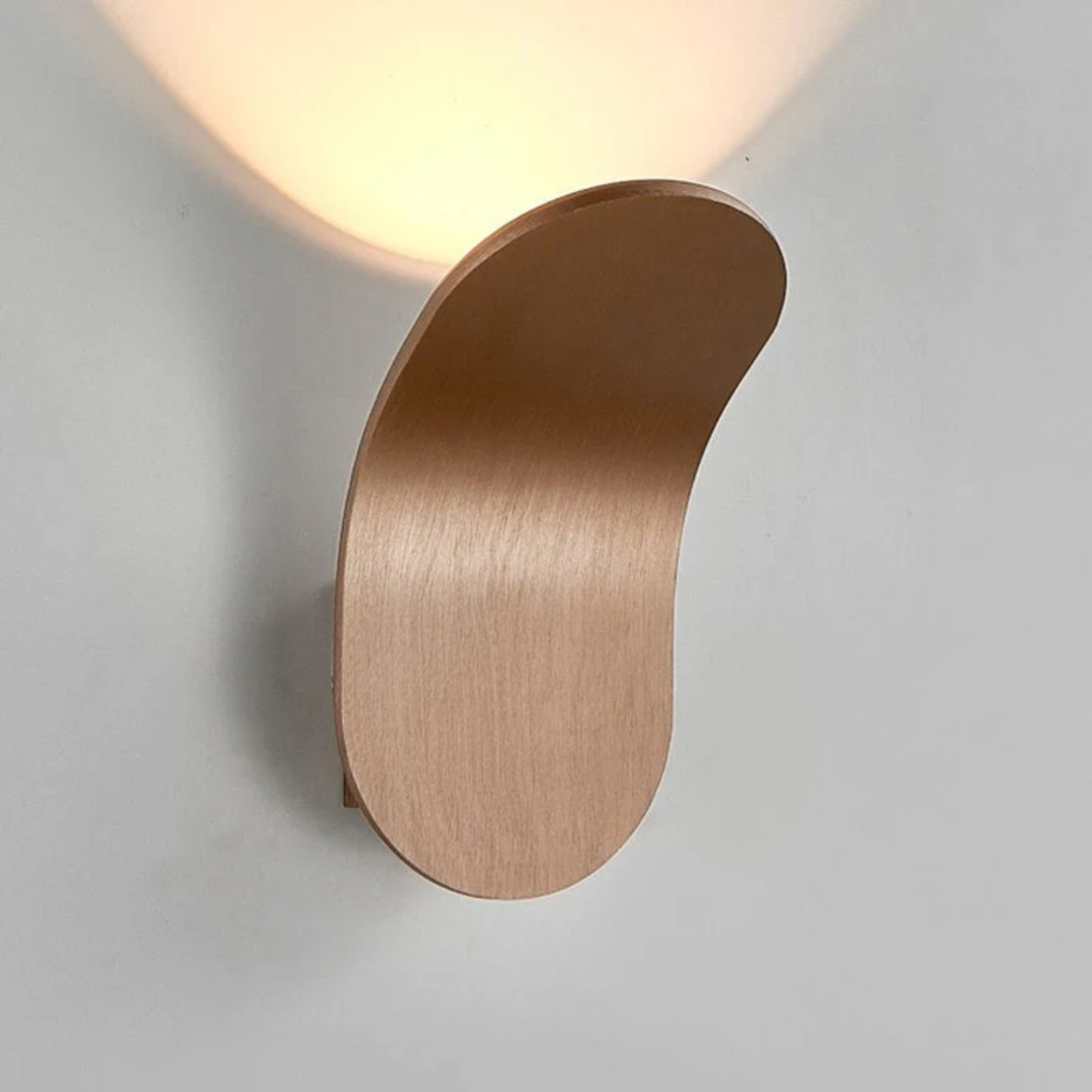 Arlo Curved Minimalist LED Wall Light for Bedrooms and Hallways